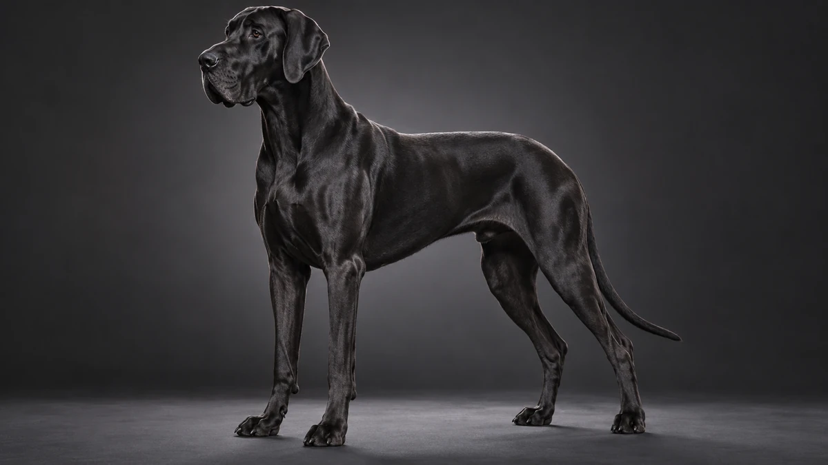 Danua köpek — siyah renk