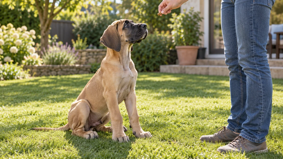 Danua yavru köpek — komut ve eğitim